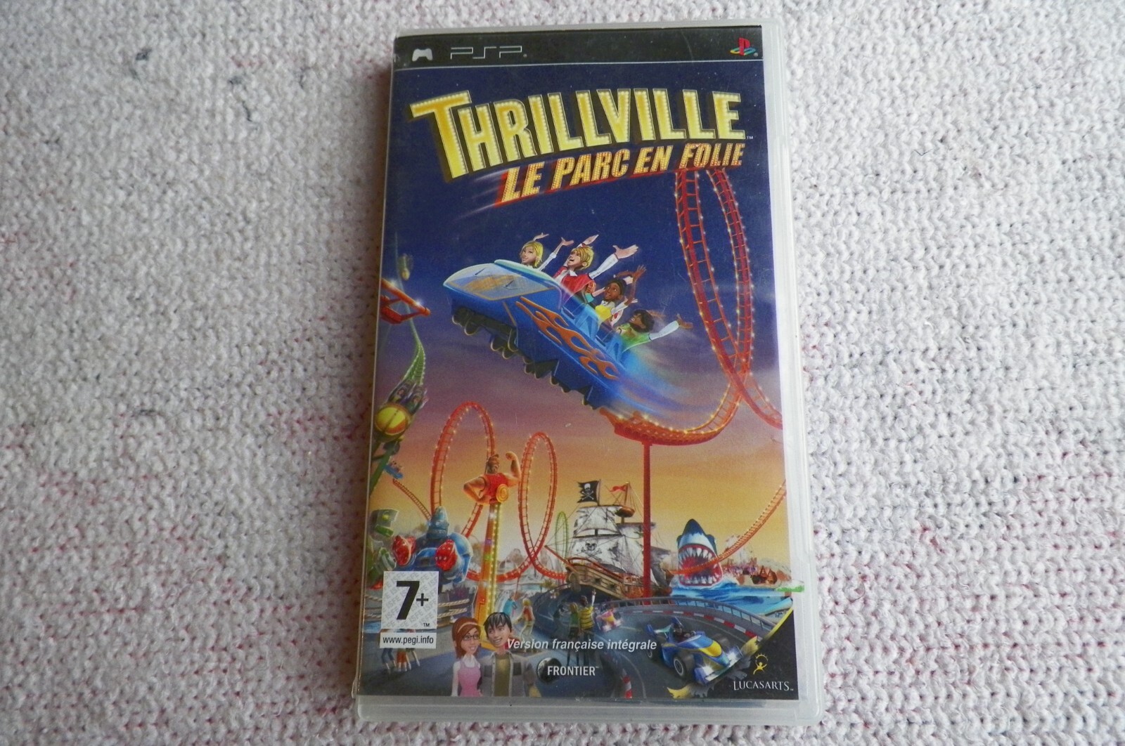 THRILLVILLE LE PARC D’ATTRACTION EN FOLIE SONY PSP PAL COMPLET FRANÇAIS