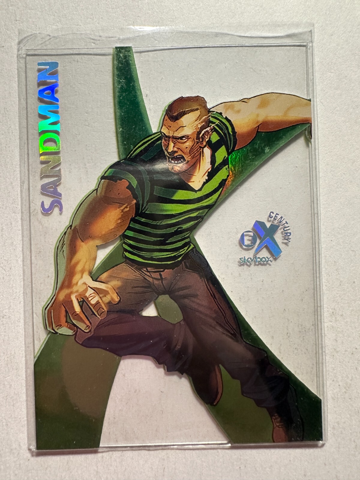 K41,915 - 2017 Fleer Ultra Spider-Man E-X Century #EX29 Sandman