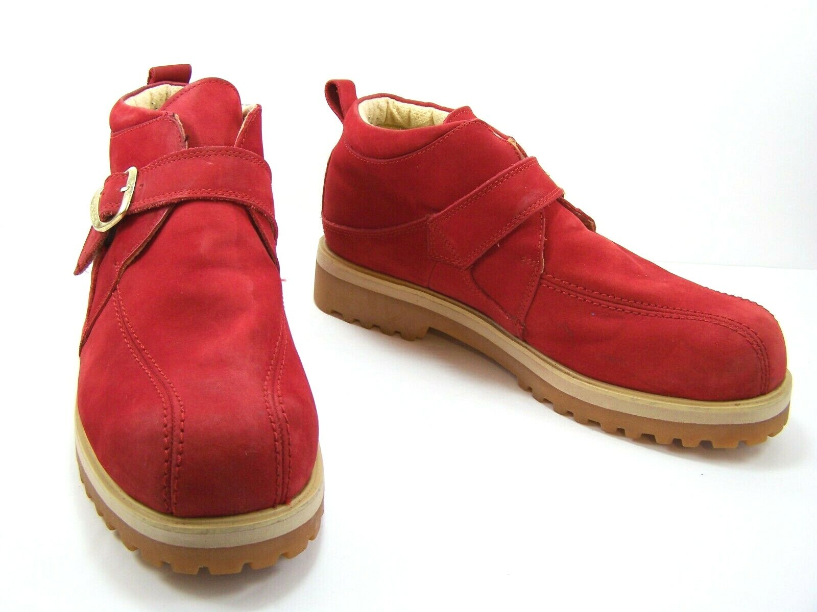 red suede leather