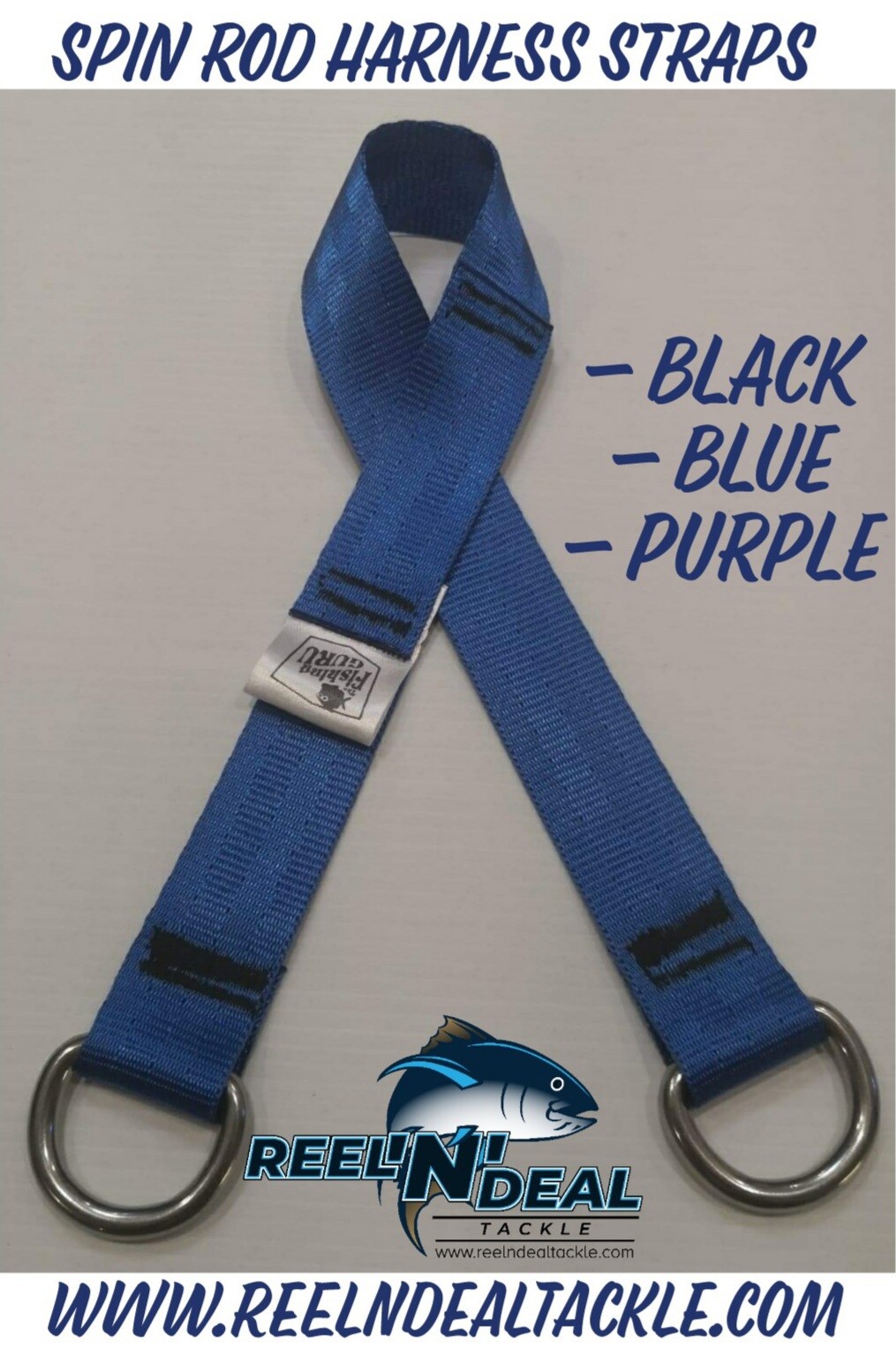 SPIN ROD HARNESS STRAP FOR GAME FISHING REELS FISH HARNESS TUNA