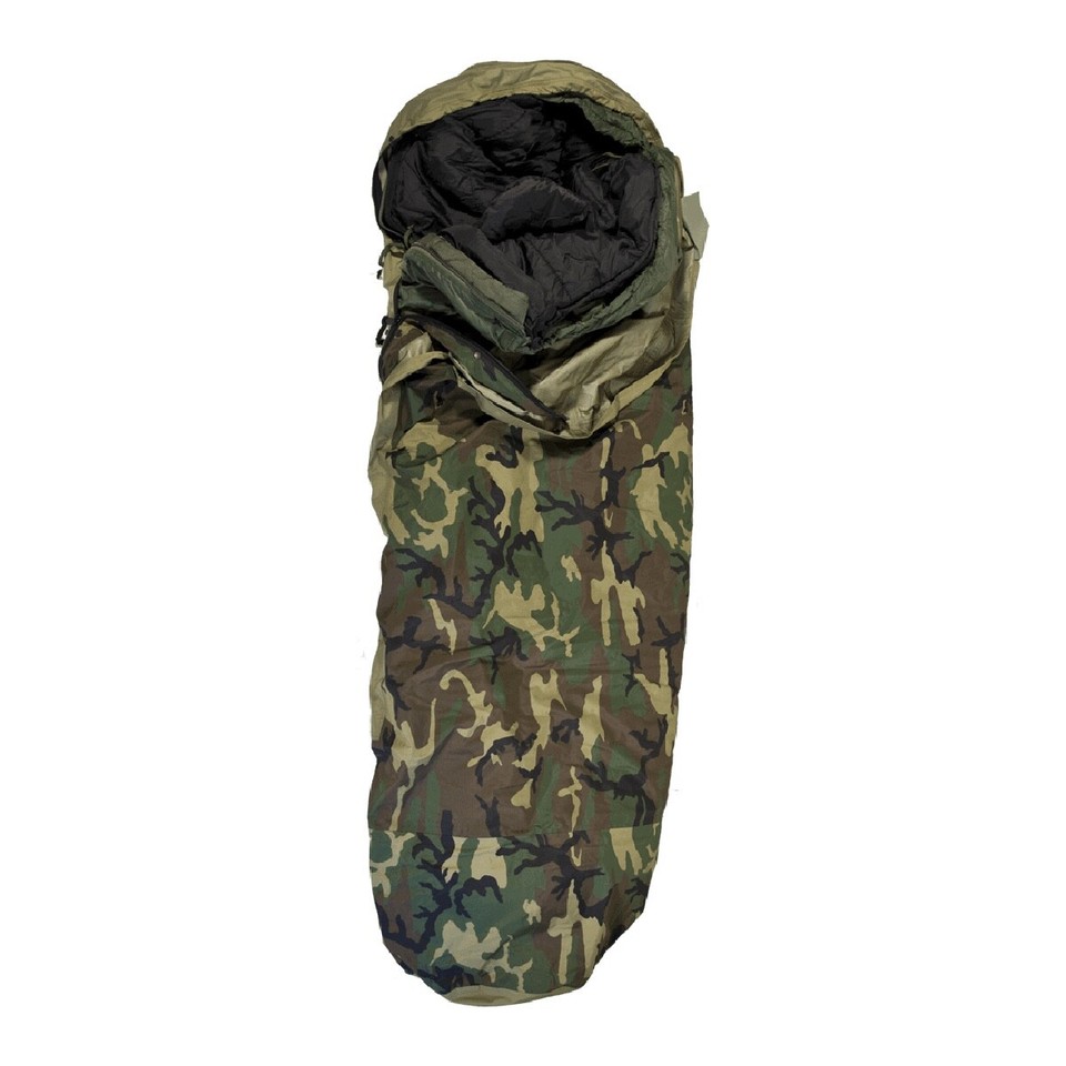 US Military 4 Piece Modular Sleeping Bag Sleep System MSS w/G Bivy ...