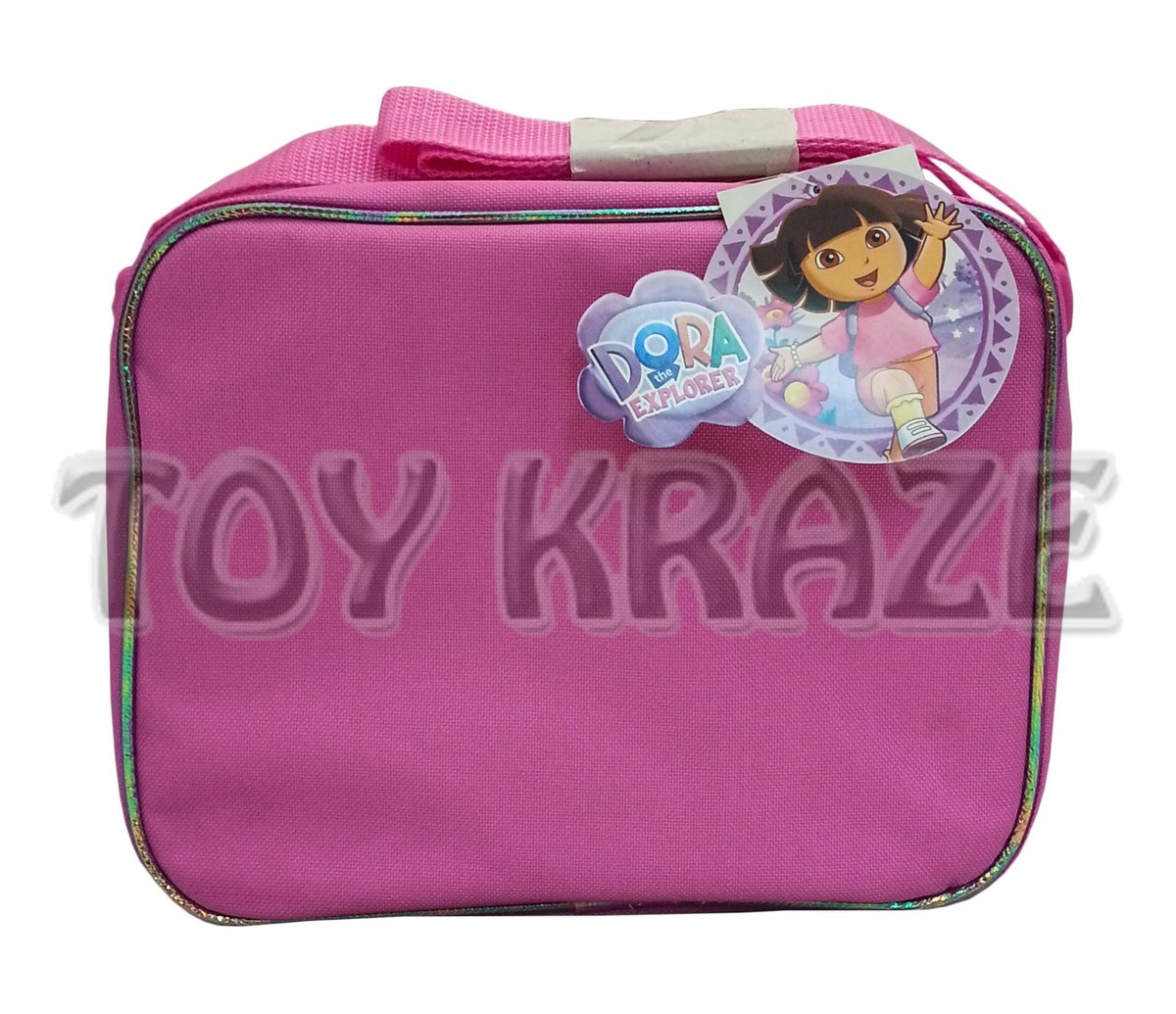 DORA THE EXPLORER LUNCH BOX! PINK FLOWERS SOFT CLOTH BOOTS SNACK