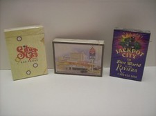 Unopened Sealed 3 Decks Las Vegas Casino Playing Cards