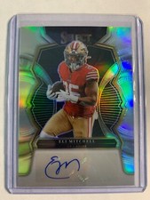 2022 Panini Select Signatures Eli Mitchell Silver Prizm #D /99 Auto Chiefs RC SP