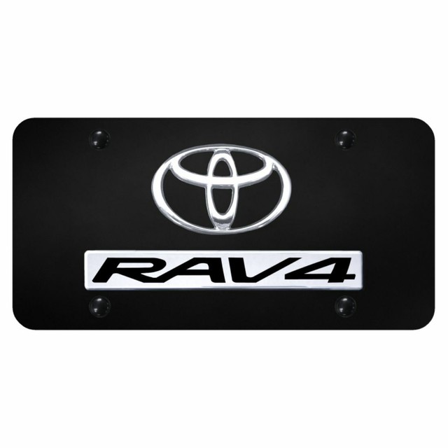 Toyota Rav4 Black Stainless Steel License Plate X.D.RAV.CB eBay