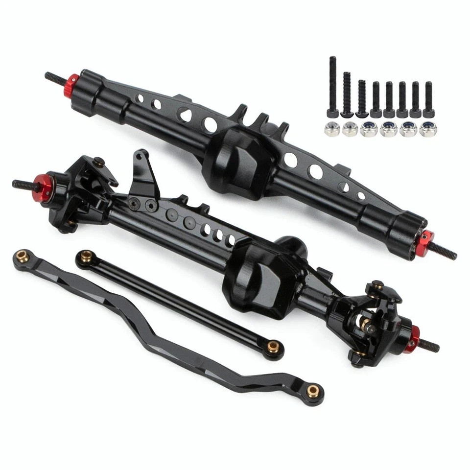 CNC Metal Front & Rear Axle For 1/10 RC Crawler Axial SCX10 III AXI03014 Upgrade - Image 3 of 4