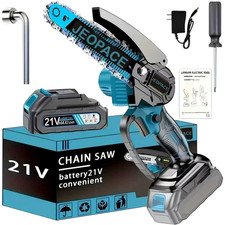 Mini Chainsaw 6 Inch Portable Electric Chainsaw Cordless