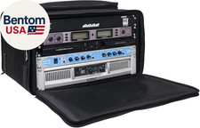 Portable 6U Rack Bag, Soft Rack Case with 14" Rackable Depth, Plywood Rack Frame