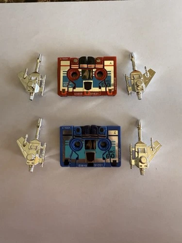 Hasbro TRANSFORMERS Vintage G1 Mini Cassette FRENZY and RUMBLE Lot Complete