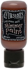 Dylusions Shimmer Paint 1oz-Chocolate Drop