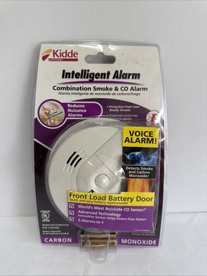 Kidde Intelligent Voice Alarm Smoke & Carbon Monoxide Model KN-COSMXTR-BA  - NEW