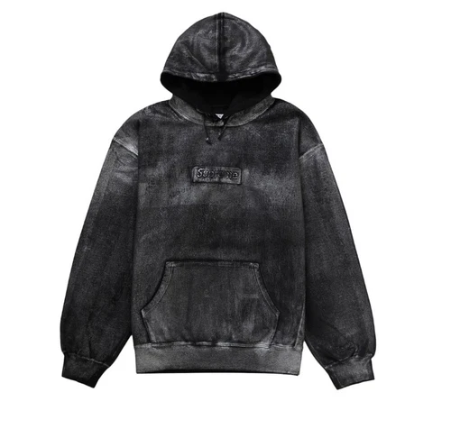 Sweat à capuche Supreme x MM6 Maison Margiela Foil Box Logo taille S à la main BOGO noir