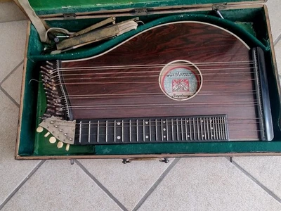 Antique Zither Josef Durner Augsburg wunderschöne Zither - Bild 1 von 4