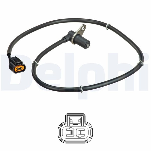 Delphi ABS Sensor Raddrehzahl SS20618 FüR Pajero Mitsubishi 3 Canvas Top Classic-image