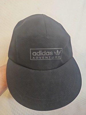 Adidas Adventure Hat Cap Strapback GoreTex 5 Panel Black Nylon Mesh Outdoor