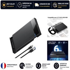 UGREEN Boîtier Externe 2,5" SATA III USB 3.1 HDD SSD 6Gbps