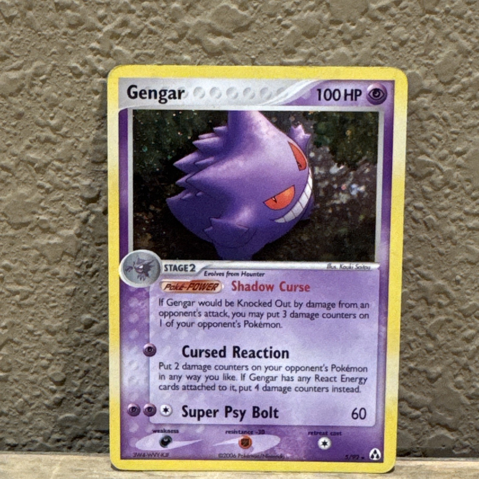 Gengar 5/92 Pokemon EX Legend Maker Holo NM