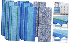 8 Pack Mop Pads Replacement for Bona Family of Mops, Washable & Reusable 