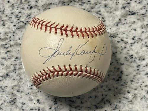 Sandy Koufax signed National League baseball - HOF