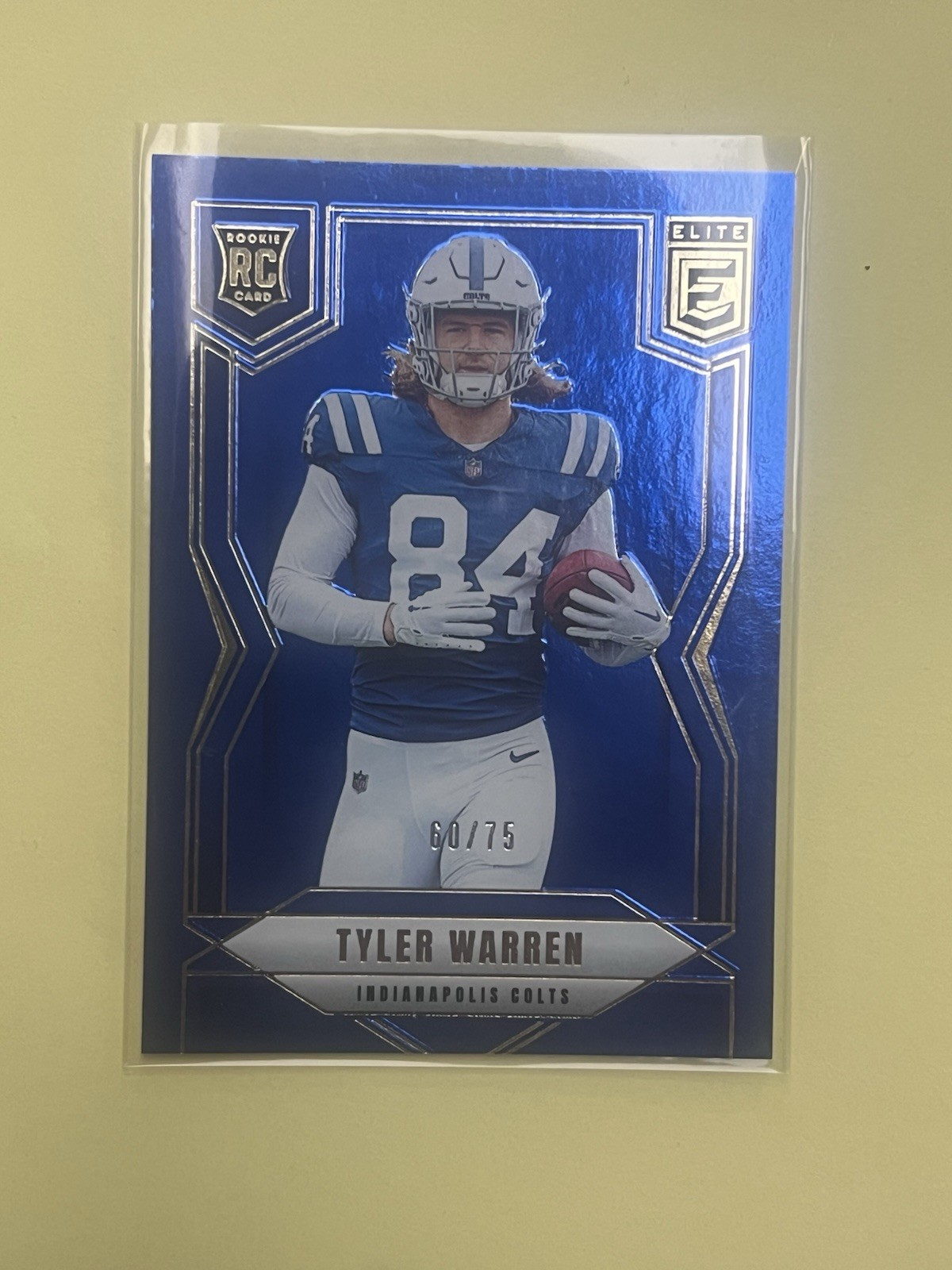 2025 Panini Donruss Elite - Rookies Tyler Warren #119 Blue /75 (RC)
