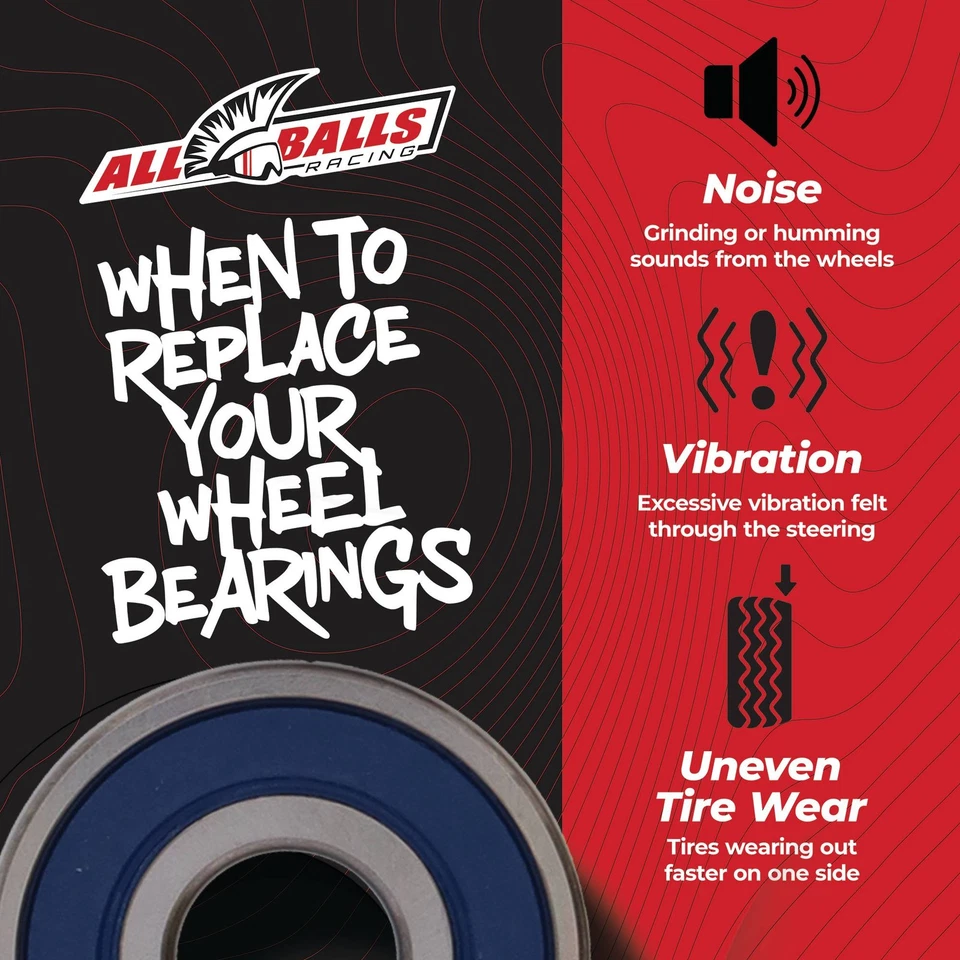 All Balls 25-1147 Wheel Bearing Kit Front For Husqvarna WXE-WMX 250 91 Foto 3 de 4