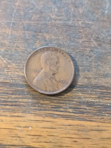 1922 d lincoln cent penny weak d VG With Fine Reverse Full Wheat