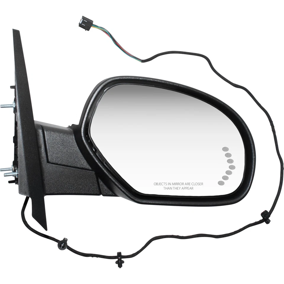 Indicador de señal de giro espejo retrovisor eléctrico derecho térmico Silverado 1500 2007-2013 Foto 3 de 4