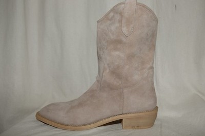 Ekonika Alla Pugachova suede ankle boots ankle boots beige 41