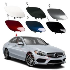 Front Bumper Tow Hook Cover Towing Eye Cap Trailer Cover Fit For unpainted