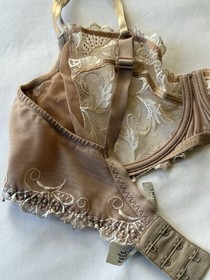 Lise Charmel ACC3088 Dressing Floral Demi Cup Bra - Size 34F - Flesh Color