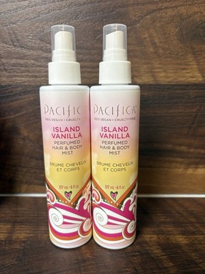 2 Pacifica Island Vanilla Hair Mist Perfume and Full Body Spray for Women  6 oz