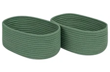 Cube Shelf Closet Storage Baskets Bins Set 2,Woven Basket for Organizing/Stor...