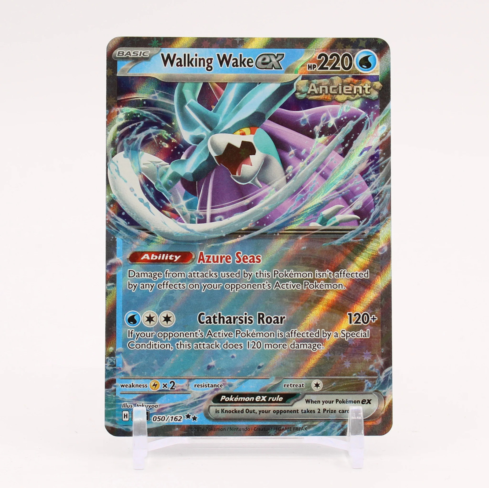 Walking Wake ex - 050/162 Temporal Forces Double Rare Pokemon - NM/MINT