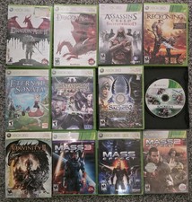 XBOX 360 RPG lot Dragon Age Mass Effect 123 Sacred 23 Eternal Sonata discs great