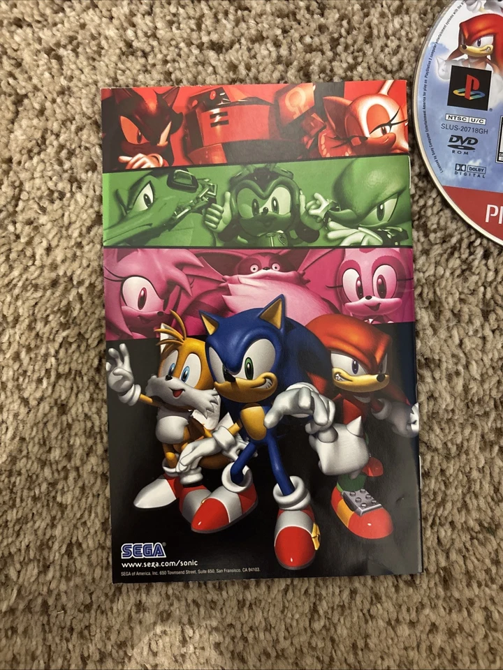 Sony PlayStation 2 PS2 Sonic Heroes Sega Greatest Hits CIB VGC Used Tested! - Image 3 of 4