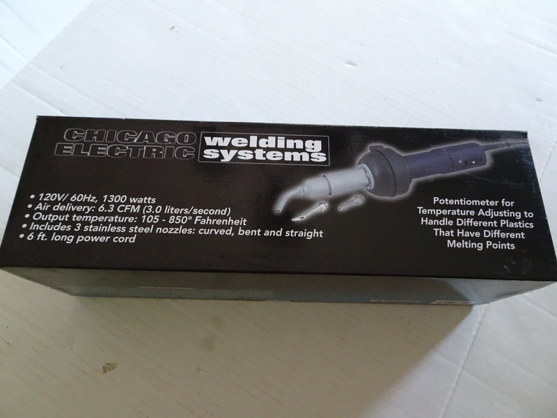 Plastic Welding Kit - Chicago Electric - Welding System - 96712- 1300 watts