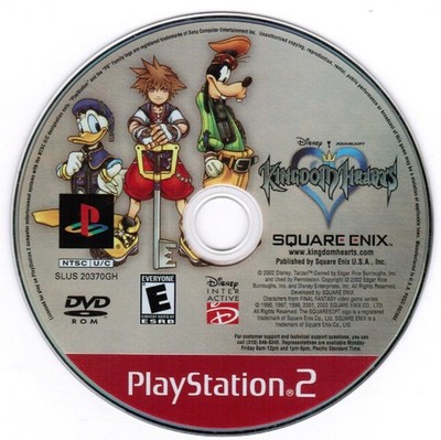 Kingdom Hearts PS2 Sony PlayStation 2, 2002 Square Enix