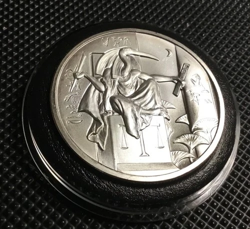 Egyptian Gods 2022 2 oz .999 THOTH  Series #8 BU in Capsule