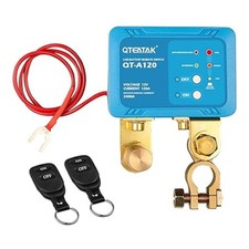 Remote Battery Disconnect Switch - Anti-Theft, Battery Leakage Auto Control, 12V