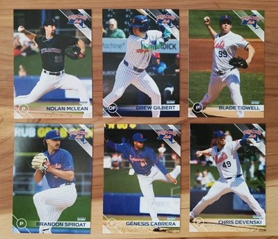 2025 Syracuse Mets SINGLE CARDS from Team Card Set - CHOOSE YOUR PLAYER