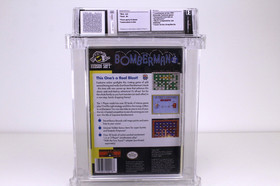 Bomberman II 2 Nintendo NES New 1993 Factory Sealed WATA Graded 8.0 B+