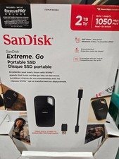 SanDisk NVMe Extreme Go Portable 2TB External SSD  USB 3.2 Gen 2 USB-C  ( New)