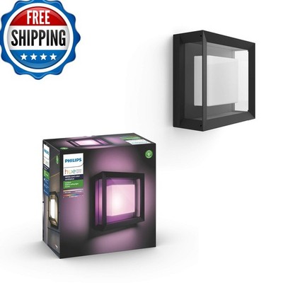 Philips Hue Econic Square Outdoor Smart Wall Light - Weatherproof 1743830V7