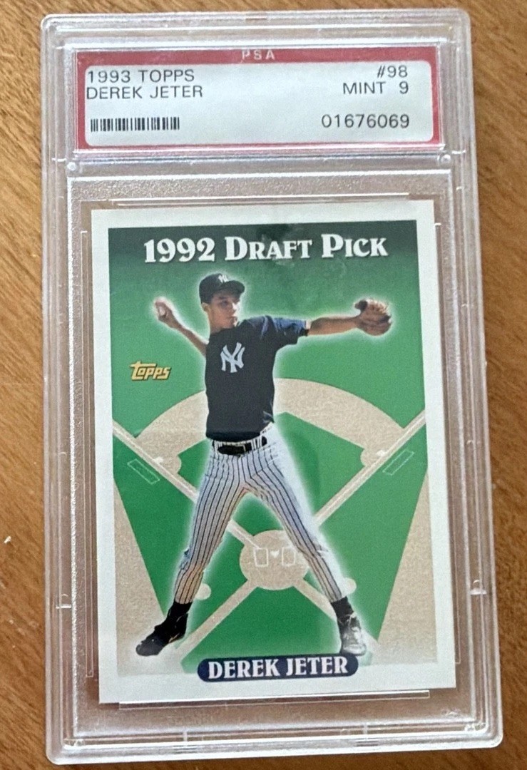 1993 Topps - Derek Jeter #98 (RC) PSA 9