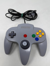 Nintendo 64 N64 Gray Controller OEM Original NUS-005 Gamepad