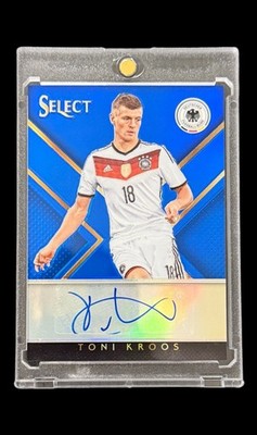 2015/16 Panini FIFA Select Toni Kroos /25 Auto Blue