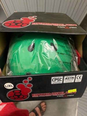 Triple 8 brainsaver helmet Green  Large XL roller skate blades skateboard
