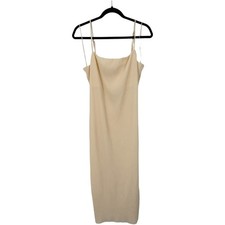 Astr the Label pleated sleeveless dress cream size Medium M 