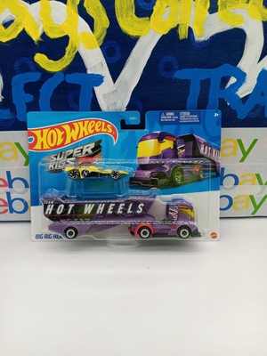 Hot Wheels Super Rigs Big Rig Heat Purple super Semi Truck Team Hot Wheels 8