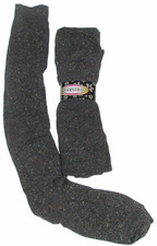 3 Pairs Womens Black With Speckled Colors Light Weight Cotton Knee High Socks